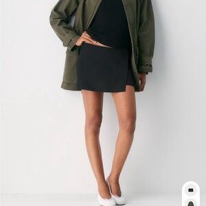 Aritzia Black Mini Skort